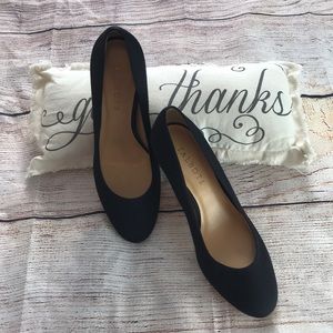 Talbots Black Textured 3 inch Heels
